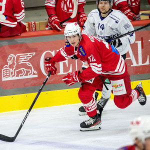 Lukas Waschnig schnürte seinen ersten Doppelpack im Erwachseneneishockey