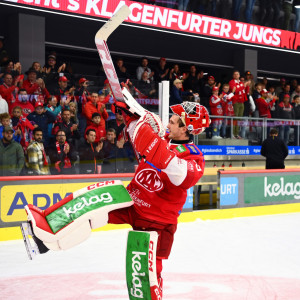Goalie Florian Vorauer verbuchte bei seinem siebten Start in den letzten acht Runden das erste ICE-Shutout seiner Karriere Goalie Florian Vorauer verbuchte bei seinem siebten Start in den letzten acht Runden das erste ICE-Shutout seiner Karriere