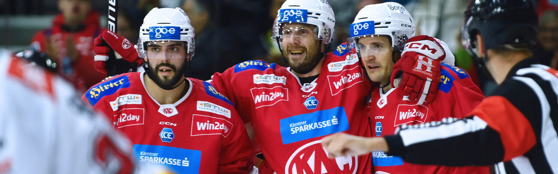 Die Rotjacken fuhren auch in ihrem fünften Heimspiel der Saison einen Sieg ein