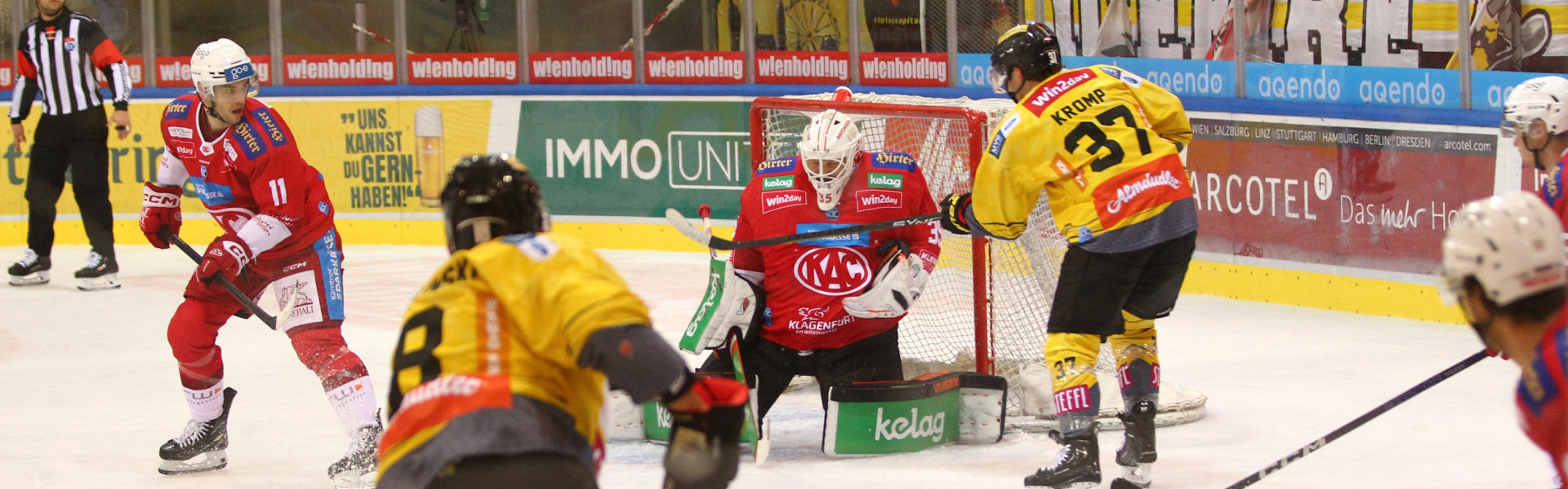 Christian Engstrand blieb auch bei seinem vierten Start im KAC-Tor siegreich