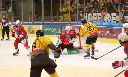 Christian Engstrand blieb auch bei seinem vierten Start im KAC-Tor siegreich