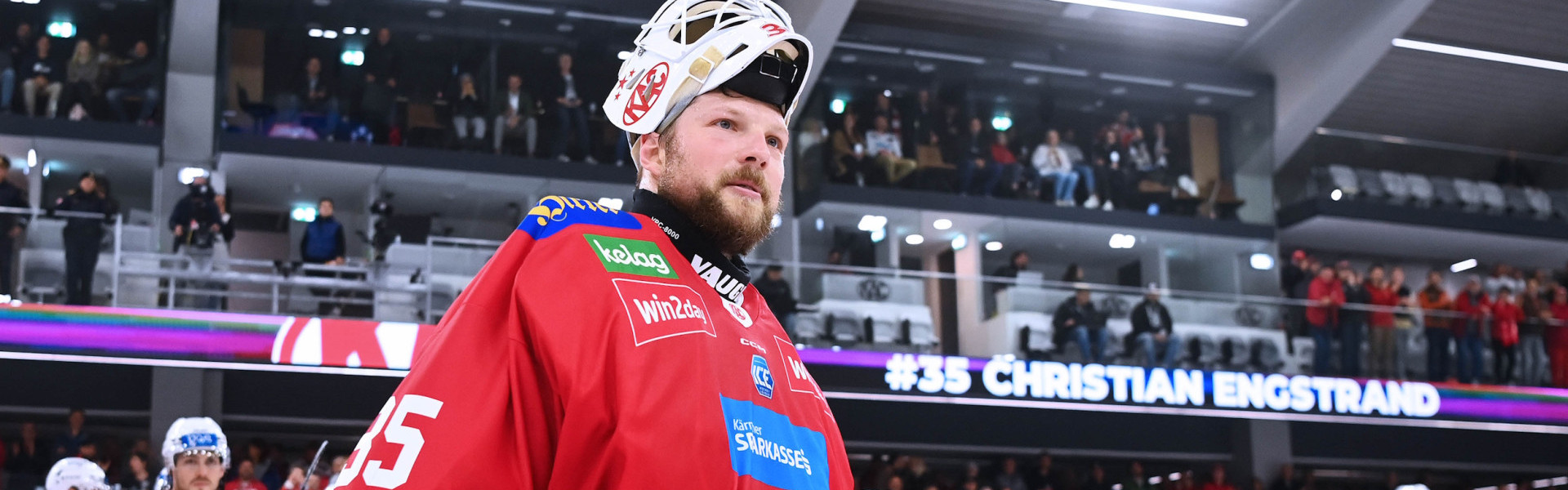 Goalie Christian Engstrand bleibt dem EC-KAC bis zum Ende der laufenden Woche erhalten