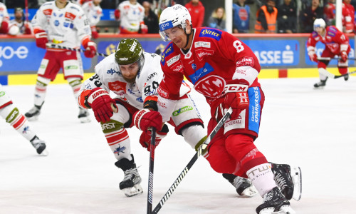 Nick Petersen erzielte gegen den HCB Südtirol den einzigen Treffer der Rotjacken