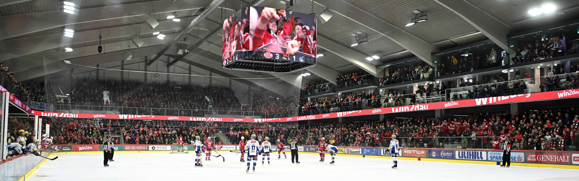 Der EC-KAC empfängt den EC VSV in der restlos ausverkauften Heidi Horten-Arena