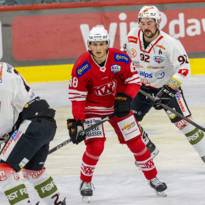 B-Lizenz-Spieler Markus Hanl von den Graz99ers lief gegen Ritten zum dritten Mal heuer für das Future Team auf B-Lizenz-Spieler Markus Hanl von den Graz99ers lief gegen Ritten zum dritten Mal heuer für das Future Team auf