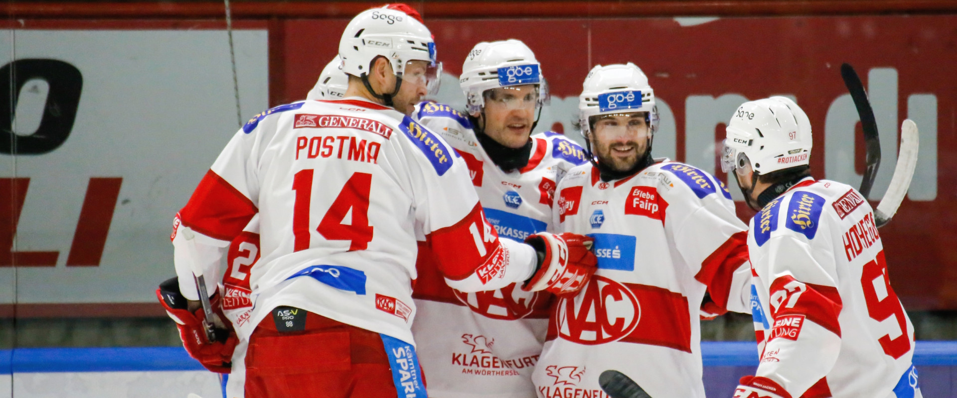 KAC-Stürmer Manuel Ganahl steuerte einen Doppelpack zum 5:2-Auswärtssieg der Rotjacken in Asiago bei