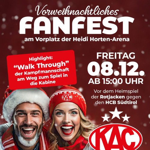 KAC-Fanfest am 8. Dezember