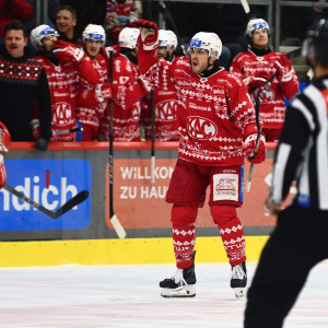 Thomas Vallant erzielte in Spielminute 47 das Game Winning Goal für den EC-KAC