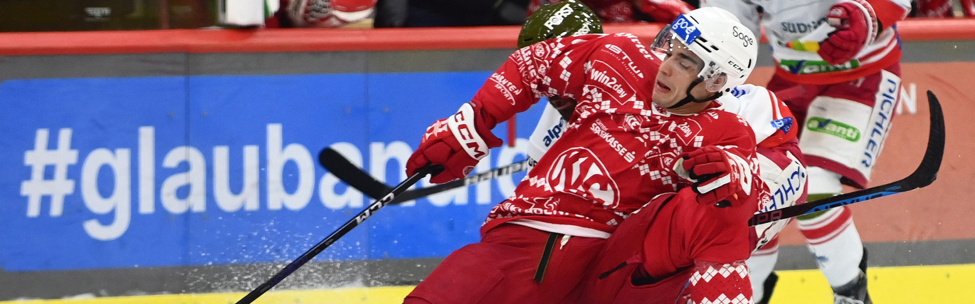 Lukas Haudum setzte beim 5:3-Heimsieg des EC-KAC gegen Bolzano/Bozen den Schlusspunkt