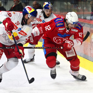 David Maier war einer der stärksten Klagenfurter an diesem Abend, er leitete die zwischenzeitliche KAC-Führung ein David Maier war einer der stärksten Klagenfurter an diesem Abend, er leitete die zwischenzeitliche KAC-Führung ein