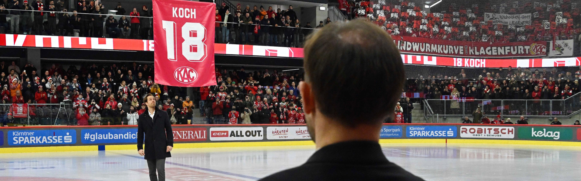 Die Rückennummer 18 von Thomas Koch wird beim EC-KAC in Zukunft nicht mehr vergeben