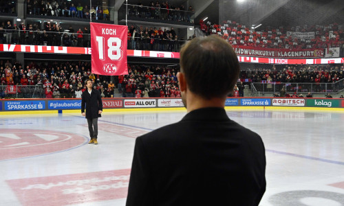 Die Rückennummer 18 von Thomas Koch wird beim EC-KAC in Zukunft nicht mehr vergeben