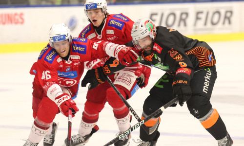 Johannes Bischofberger erzielte in der Partie in Graz in Minute 38 das Game Winning Goal für den EC-KAC