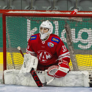 Goalie Patrick Müller absolvierte nach langer Verletzungspause sein erstes Saisonspiel, gleichzeitig seinen ersten AHL-Karriereeinsatz