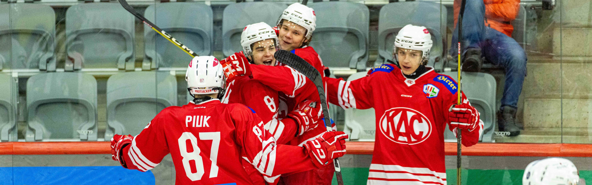 Das Future Team des EC-KAC kam gegen die Hockey Unterland Cavaliers zu seinem zweiten Sieg hintereinander