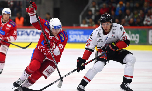 Der frischgebackene Young Star des Monats Dezember in der win2day ICE Hockey League, Finn van Ee, und seine Rotjacken empfangen am Freitag den Tabellenzehnten