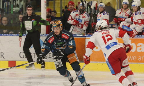 Der EC-KAC konnte am Sonntag die Black Wings Linz auch im vierten Saisonduell bezwingen