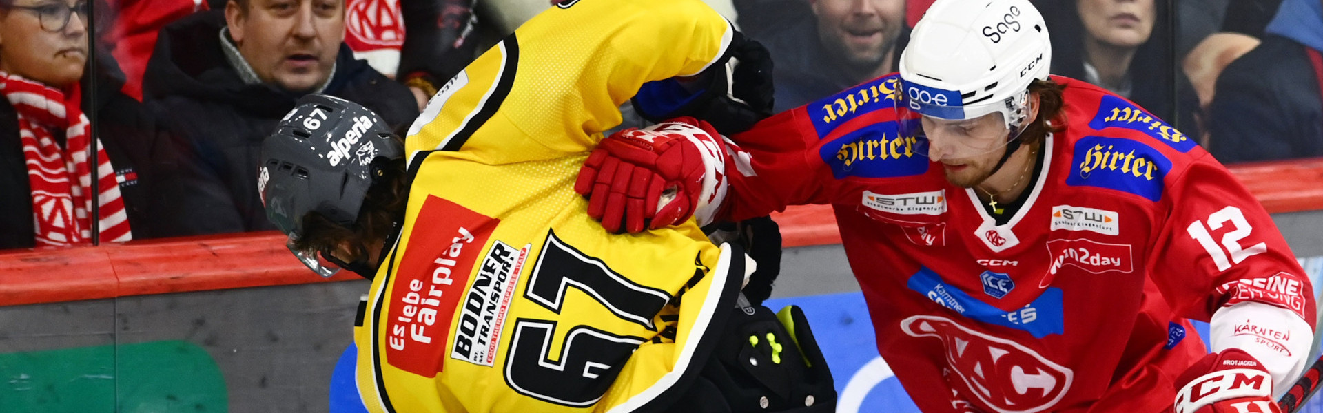 Die Rotjacken mussten sich in zwei der drei bisherigen Saisonduelle mit dem HC Pustertal geschlagen geben