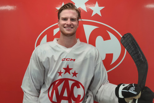 Thimo Nickl als Trainingsgast beim EC-KAC (2023)