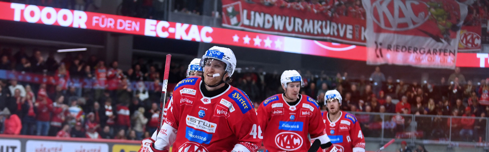 Johannes Bischofberger verbuchte gegen Ljubljana vier Scorerpunkte