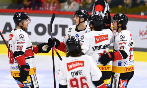 Die Pioneers Vorarlberg stehen nach ihrem Pre-Playoff-Sieg gegen Innsbruck im Viertelfinale dem EC-KAC gegenüber