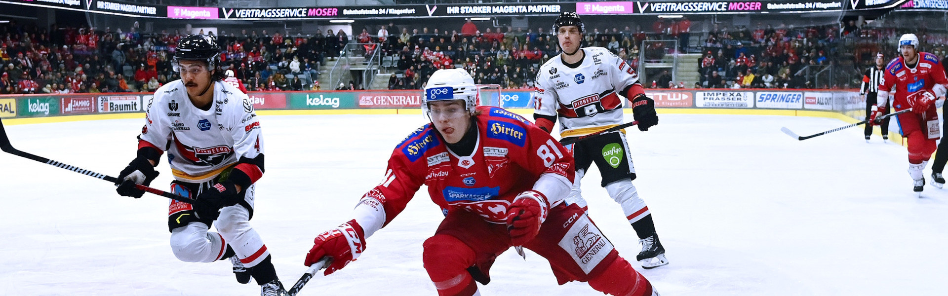 Die Rotjacken konnten ihre beiden bisherigen Heimspiele gegen die Pioneers Vorarlberg mit 4:0 und 8:5 jeweils gewinnen