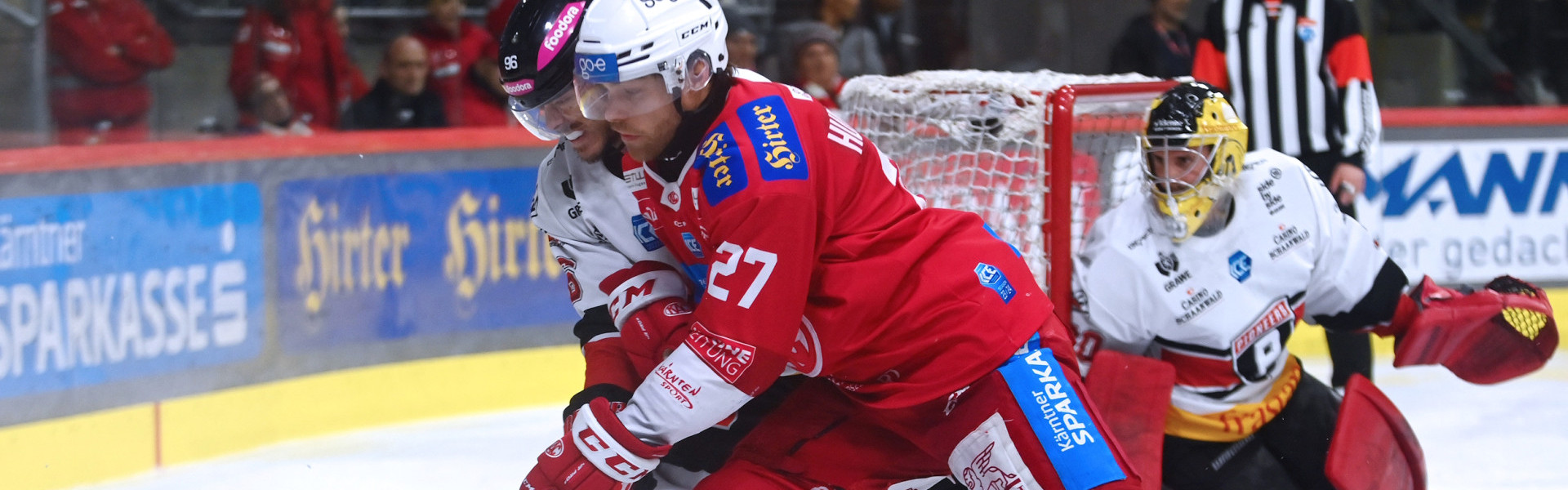 Kapitän Thomas Hundertpfund überragte im vierten Viertelfinalspiel mit einem Treffer und zwei Torvorlagen