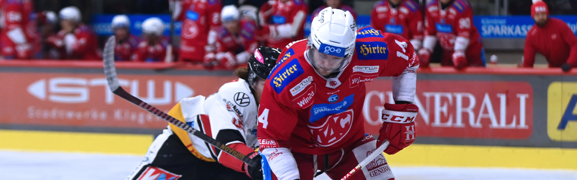 Der EC-KAC musste am Montagabend seine höchste Playoff-Heimniederlage seit fast 25 Jahren hinnehmen