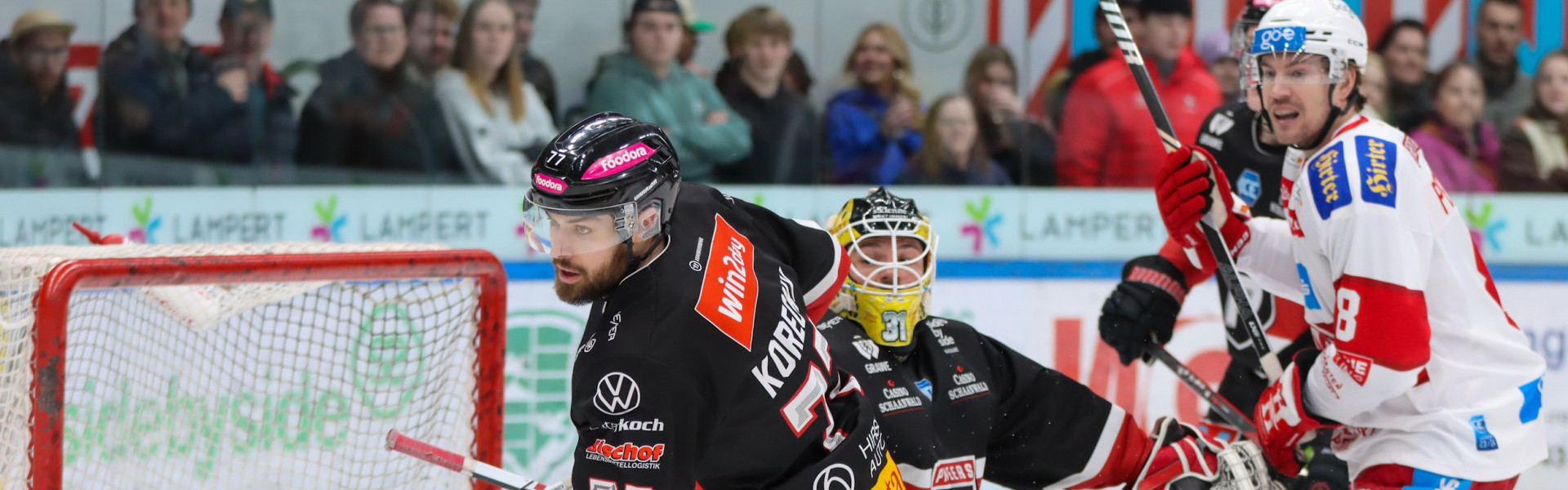 Die Rotjacken treten am Mittwoch zum sechsten Viertelfinalspiel bei den Pioneers Vorarlberg an