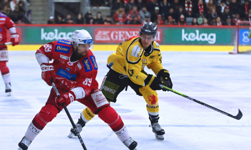 Raphael Herburger und der EC-KAC erwarten den HC Pustertal zum dritten Halbfinalduell