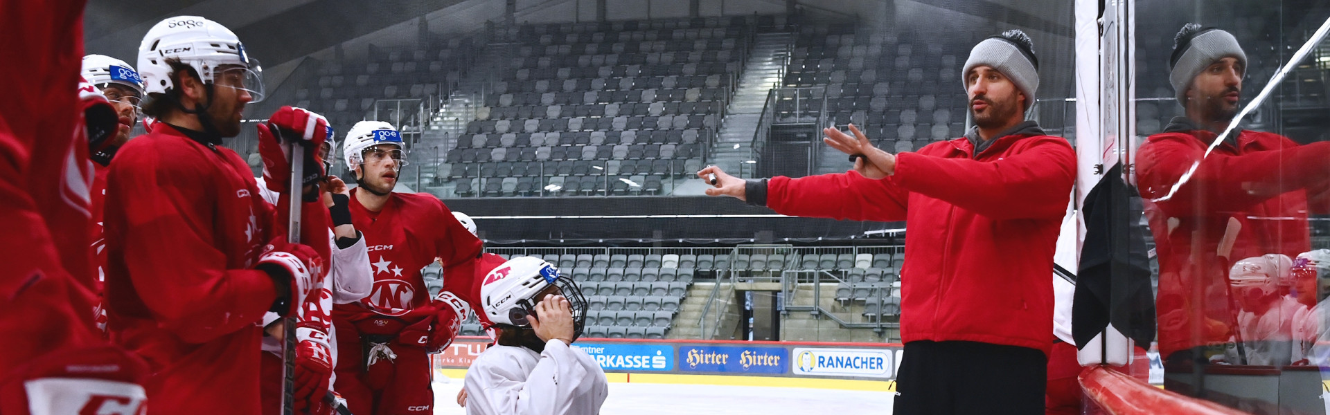 Die Rotjacken nahmen am Freitag die Vorbereitung auf die Finalserie 2024 auf