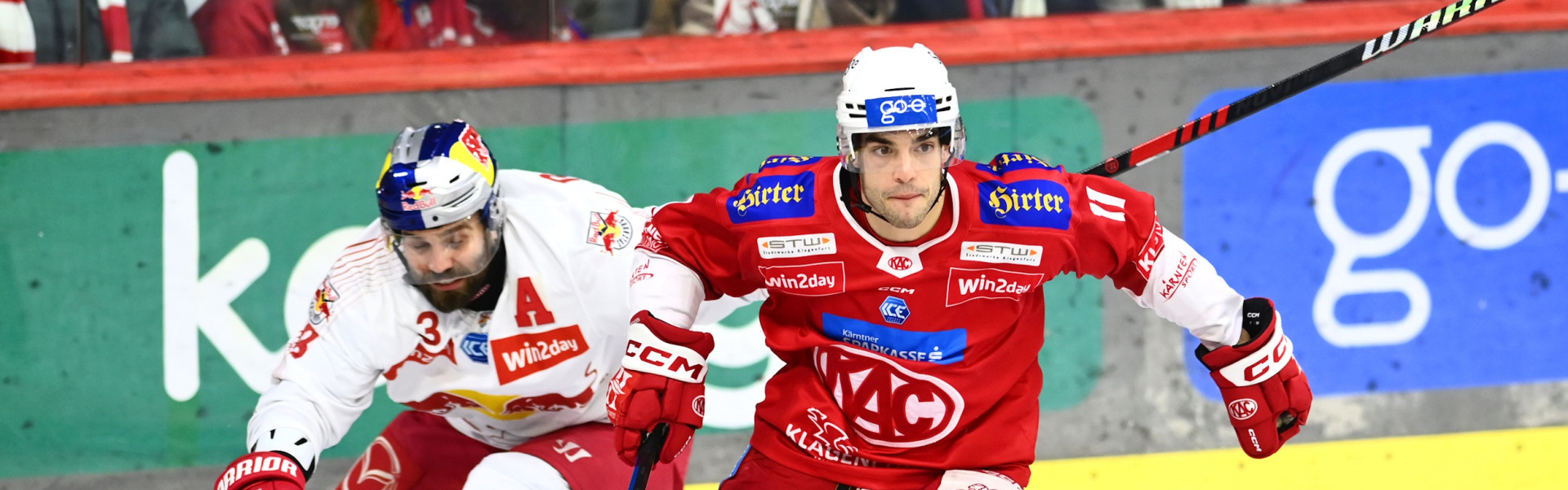 Der EC-KAC und der EC Salzburg duellieren sich zum zehnten Mal in den letzten 15 Jahren in den Playoffs