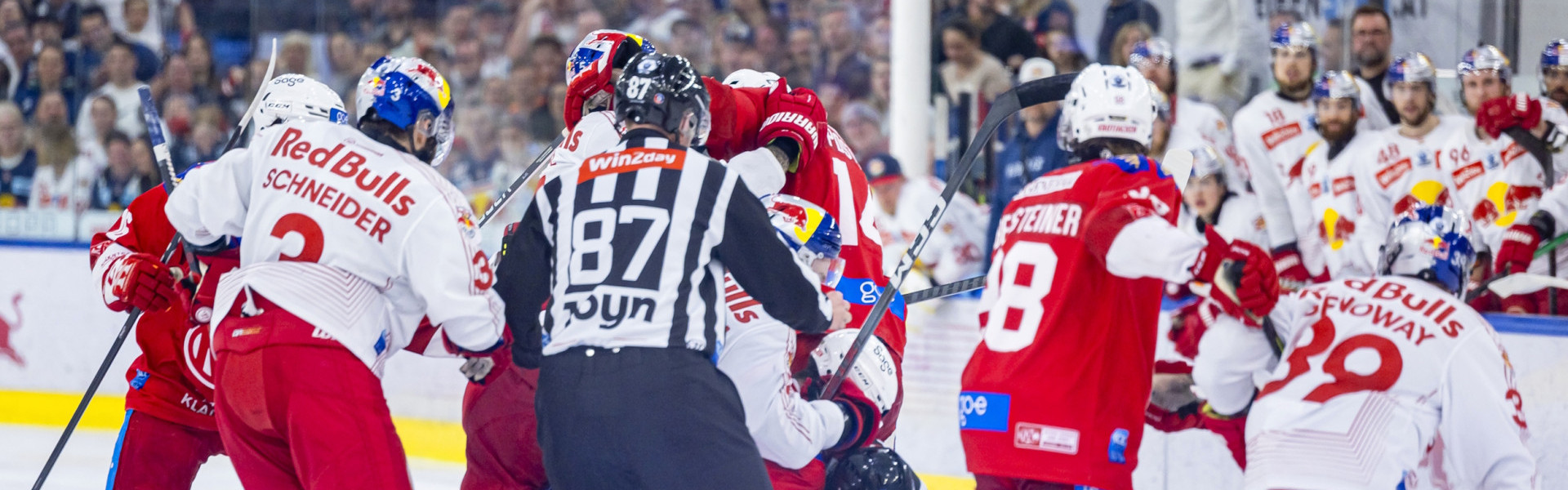 Die Rotjacken gastieren am Freitag zum zweiten Mal in der laufenden Finalserie im Salzburger Volksgarten