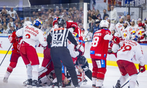 Die Rotjacken gastieren am Freitag zum zweiten Mal in der laufenden Finalserie im Salzburger Volksgarten