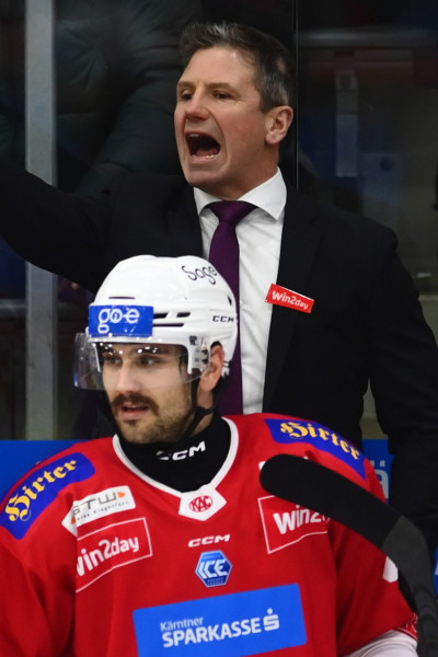 Kirk Furey ist seit 2007 beim EC-KAC aktiv, zunächst als Spieler, seit 2015 als Trainer