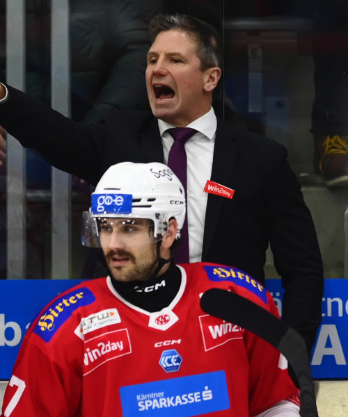 Kirk Furey ist seit 2007 beim EC-KAC aktiv, zunächst als Spieler, seit 2015 als Trainer