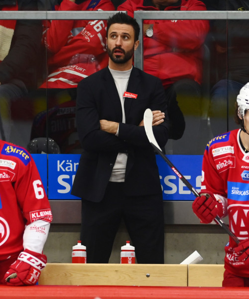 David Fischer kam im Jahr 2016 als Spieler nach Klagenfurt und arbeitet seit 2021 als Trainer im EC-KAC