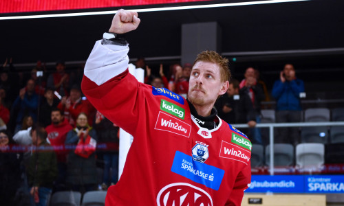 Sebastian Dahm hält bei 200 Ligaspieleinsätzen für den EC-KAC und geht im Herbst in seine fünfte Saison bei den Rotjacken