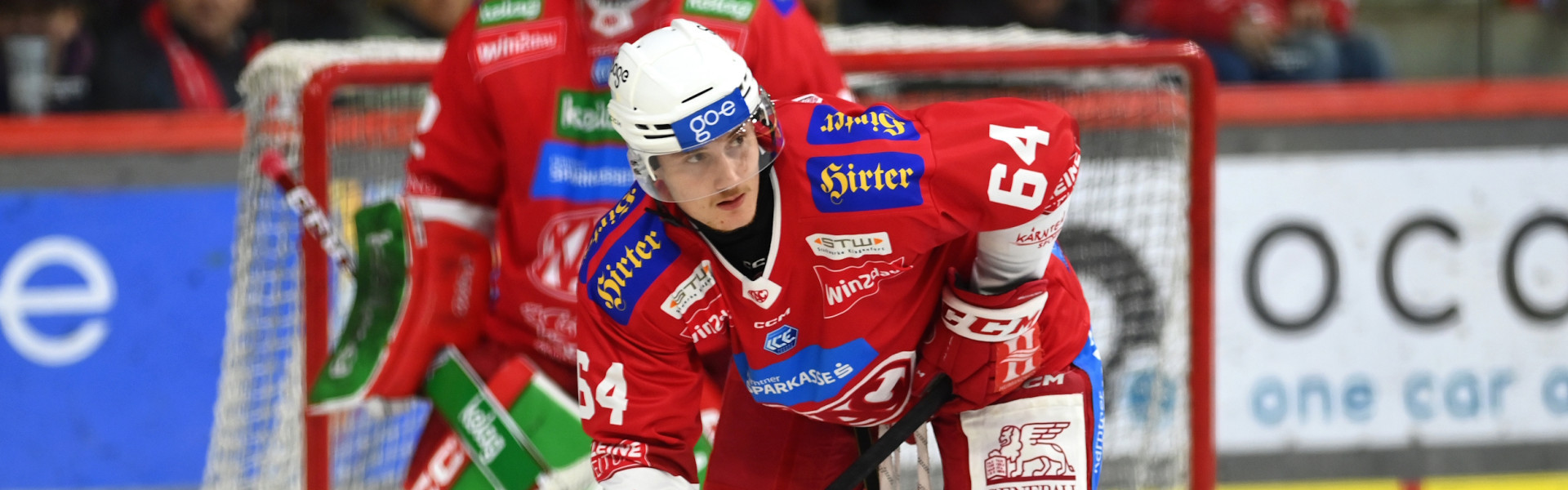 Maximilian Preiml ist einer von drei Eigenbauspielern, die kürzlich ihre Verträge beim EC-KAC verlängert haben