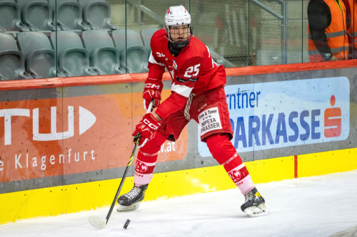 Gregor Biber spielte von 2021 bis 2023 im Nachwuchs und im Future Team des EC-KAC