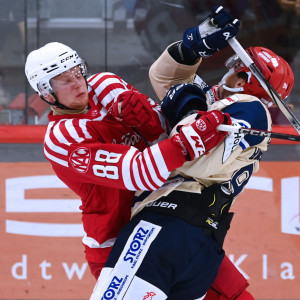 Thomas Klassek war einer von drei U20-Cracks, die beim EC-KAC am Mittwochabend zum Einsatz kamen