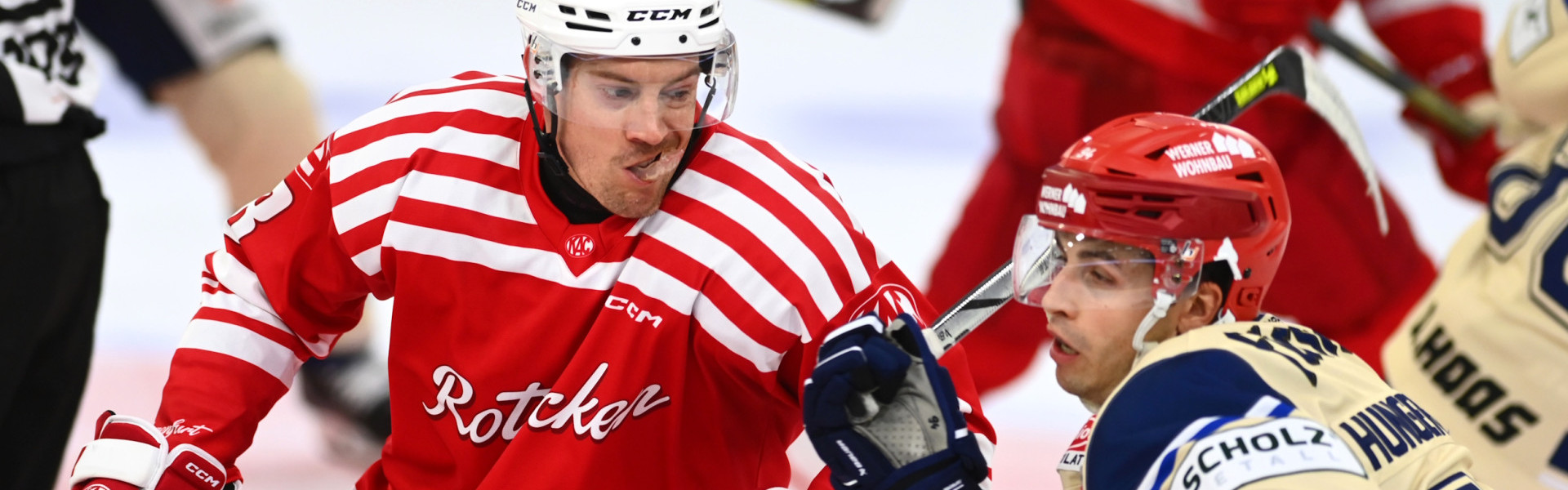 Nick Petersen eröffnete die Eishockeysaison in der Heidi Horten-Arena mit einem Doppelpack