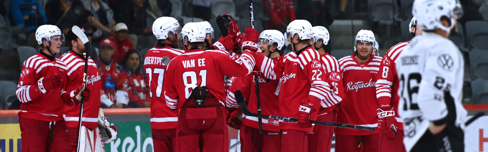 Die Rotjacken beendeten ihre kurze Testspielserie mit einem klaren 4:1-Erfolg gegen die Grizzlys Wolfsburg