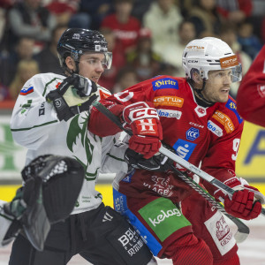 Die Rotjacken um Matt Fraser wurden von Olimpija über knapp 65 Minuten hinweg konstant bedrängt Die Rotjacken um Matt Fraser wurden von Olimpija über knapp 65 Minuten hinweg konstant bedrängt