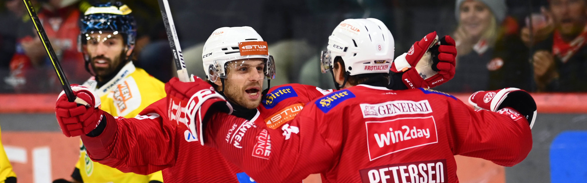 Daniel Obersteiner und Nick Petersen erzielten beim 3:2-Heimsieg gegen Wien jeweils einen Treffer