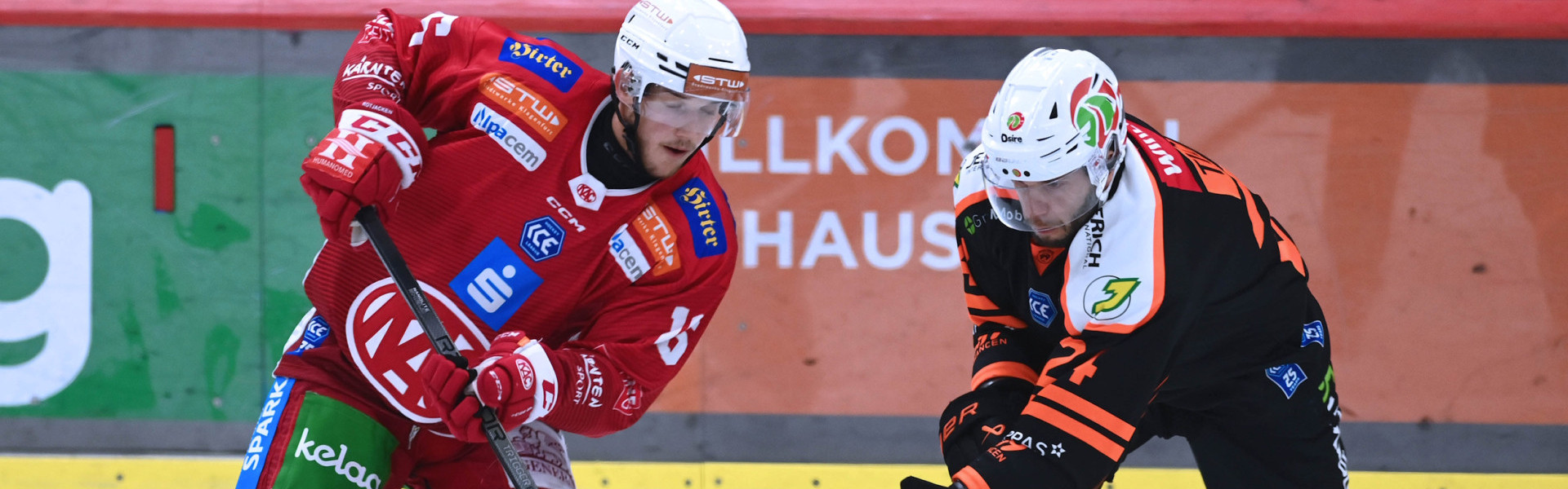 Simeon Schwinger brachte die Rotjacken im dritten Durchgang zurück ins Spiel, am Ende blieben die Klagenfurter im fünften Heimspiel aber erstmals ohne Punkt