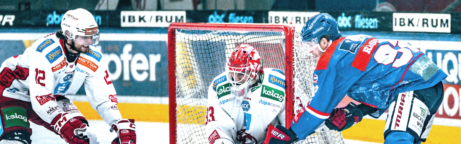 Goalie Florian Vorauer spielte beim 3:0-Sieg des EC-KAC in Innsbruck zum zweiten Mal in der laufenden Woche zu null.
