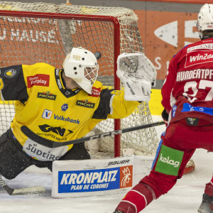 Kapitän Thomas Hundertpfund sorgte in der 12. Spielminute für die KAC-Führung, er erzielte damit das Game Winning Goal Kapitän Thomas Hundertpfund sorgte in der 12. Spielminute für die KAC-Führung, er erzielte damit das Game Winning Goal