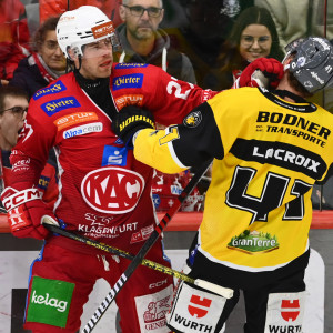 Der HC Pustertal versuchte im ersten Viertelfinalduell mit Physis zu punkten, die Rotjacken parierten sämtliche Angriffe Der HC Pustertal versuchte im ersten Viertelfinalduell mit Physis zu punkten, die Rotjacken parierten sämtliche Angriffe