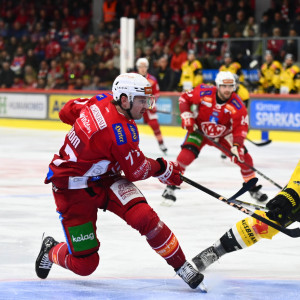 Mathias From war mit einem Treffer, einem Primary Assist und zwei Stangenschüssen der auffälligste Akteur am Eis Mathias From war mit einem Treffer, einem Primary Assist und zwei Stangenschüssen der auffälligste Akteur am Eis